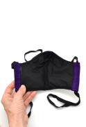 Embroidered Purple Mask
